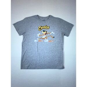 Cheetos Graphic T Shirt Chester Cheetah Logo Crew Neck Tee Top Womens